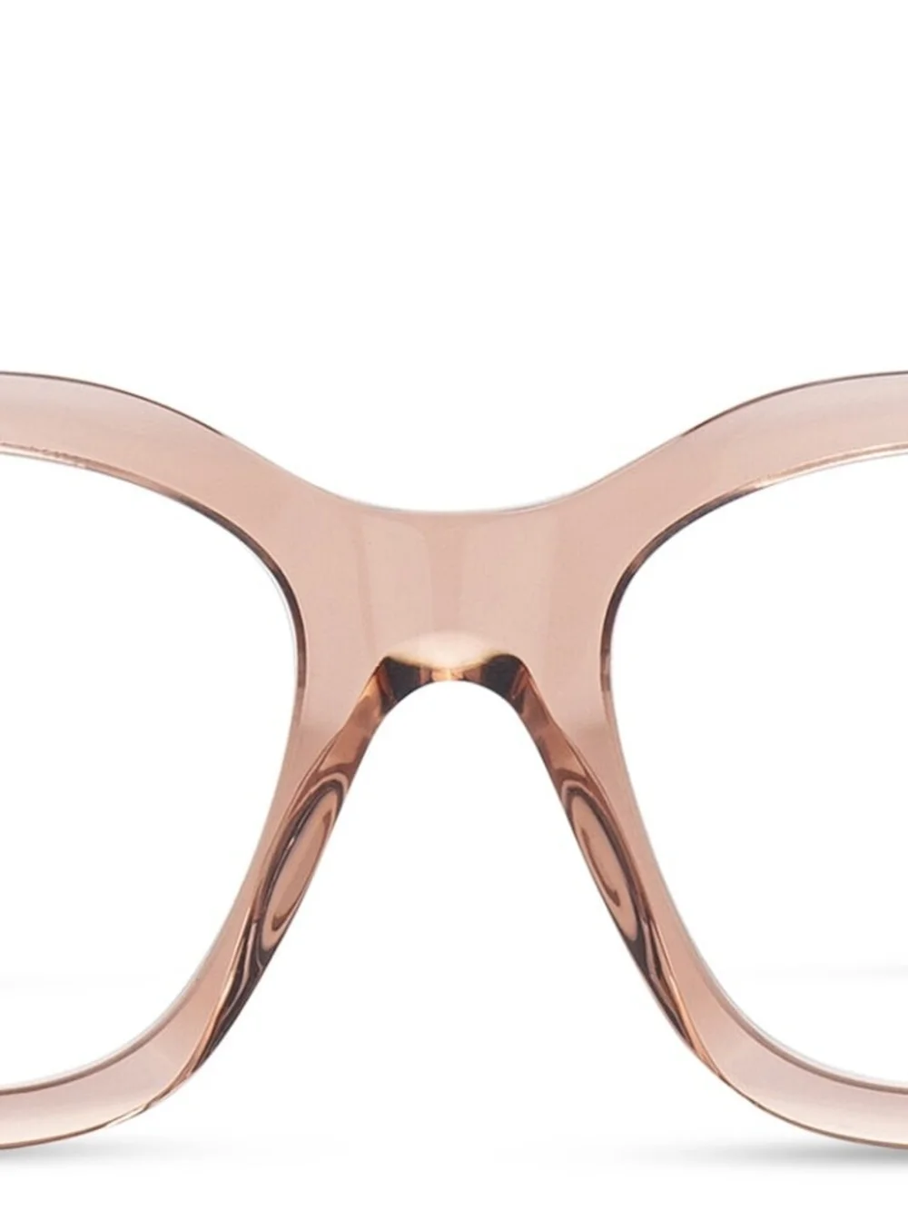 Nwt Authentic Celine Women's Rose-Tinted Transparent Optical Glasses